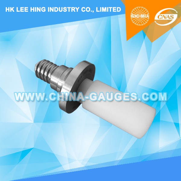 IEC60061-3: 7006-30A-1 Plug Gauge for Lampholder E14 with Candle Shaped Shaft for Candle Lamps for Testing Contact Making