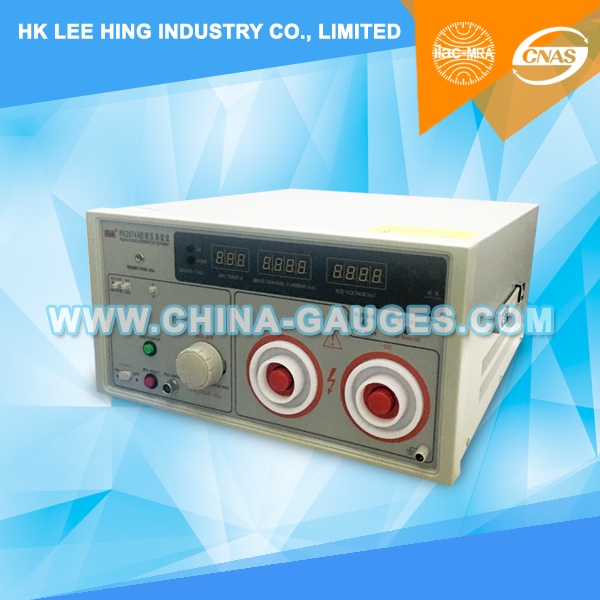 AC/DC:0-20KV; AC:20mA, DC:0-10mA Voltage Withstand Test Instrument